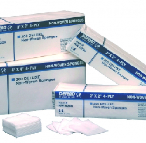 Non-sterile cotton filled spong