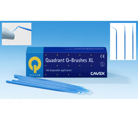 Cavex Quadrant Q-Brushes / Disposables Brushes