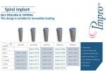 Impro internal hex spiral self drilling & tapping Impro internal hex spiral self drilling & tapping